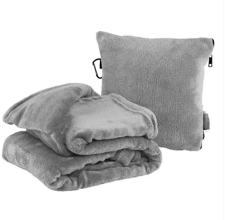 The Ultimate travel blanket pillow combo With Pillow: Your Solution for Comfortable Journeys